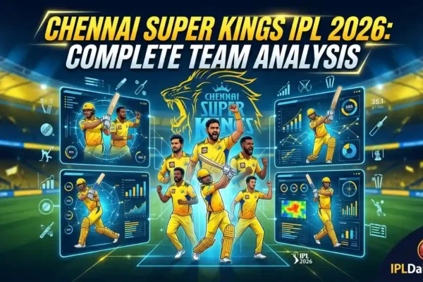 Chennai Super Kings IPL 2026: Complete Team Analysis, Squad, Stats & Playoff Chances