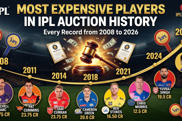 Top 20 Most Expensive IPL Players List (2008–2026)