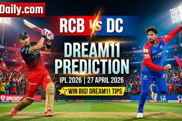 DC vs RCB Dream11 Prediction Today: Playing XI, Pitch Report & Fantasy Tips (IPL 2026)