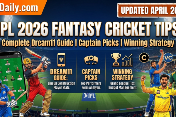 IPL 2026 Fantasy Cricket Tips: Complete Dream11 Guide, Captain Picks & Winning Strategy (Updated April 2026)