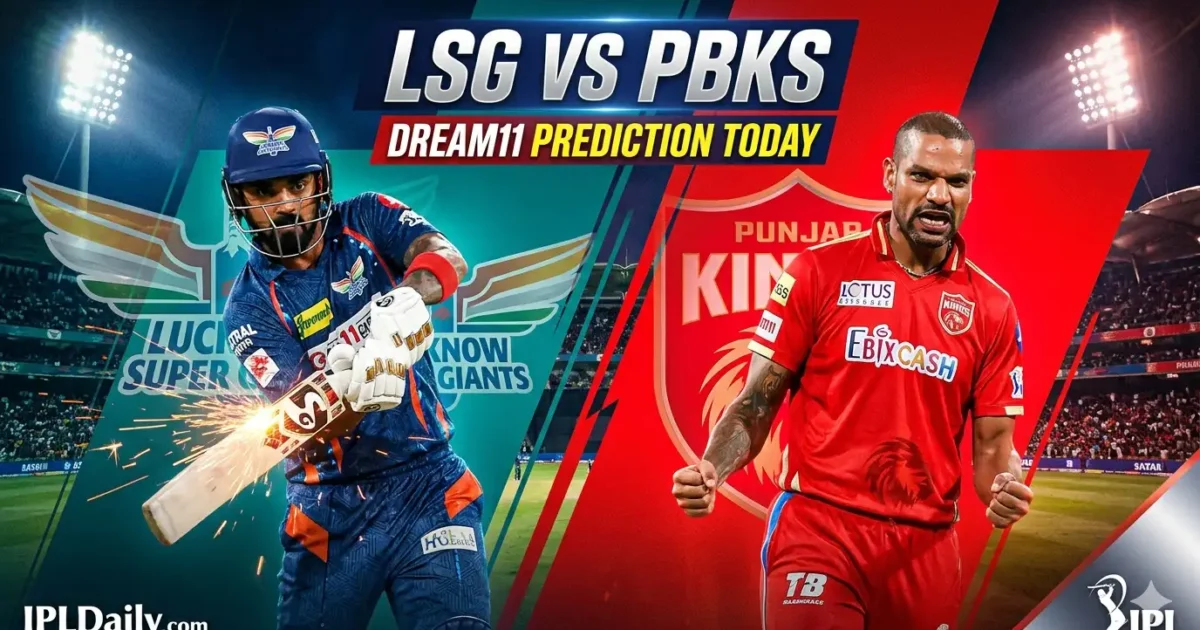 LSG vs PBKS Dream11 Prediction Today (Match 29 IPL 2026) – Team, Captain & Tips