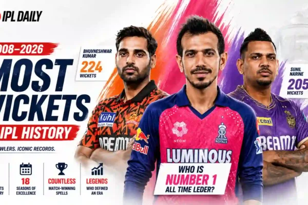 Most Wickets in IPL History (2008–2026) – Top Bowlers List, Records & Stats