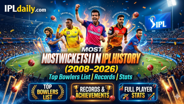Most Wickets in IPL History (2008–2026) – Top Bowlers List, Records & Stats