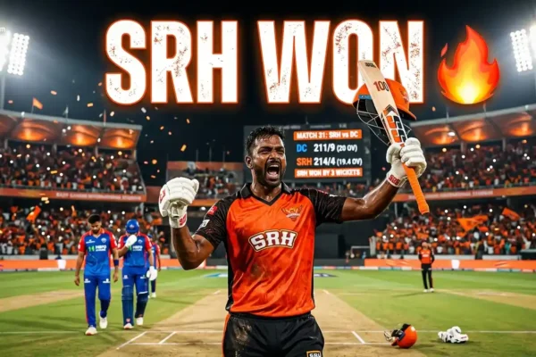 SRH vs DC Result IPL 2026: Who Won Today Match 31?