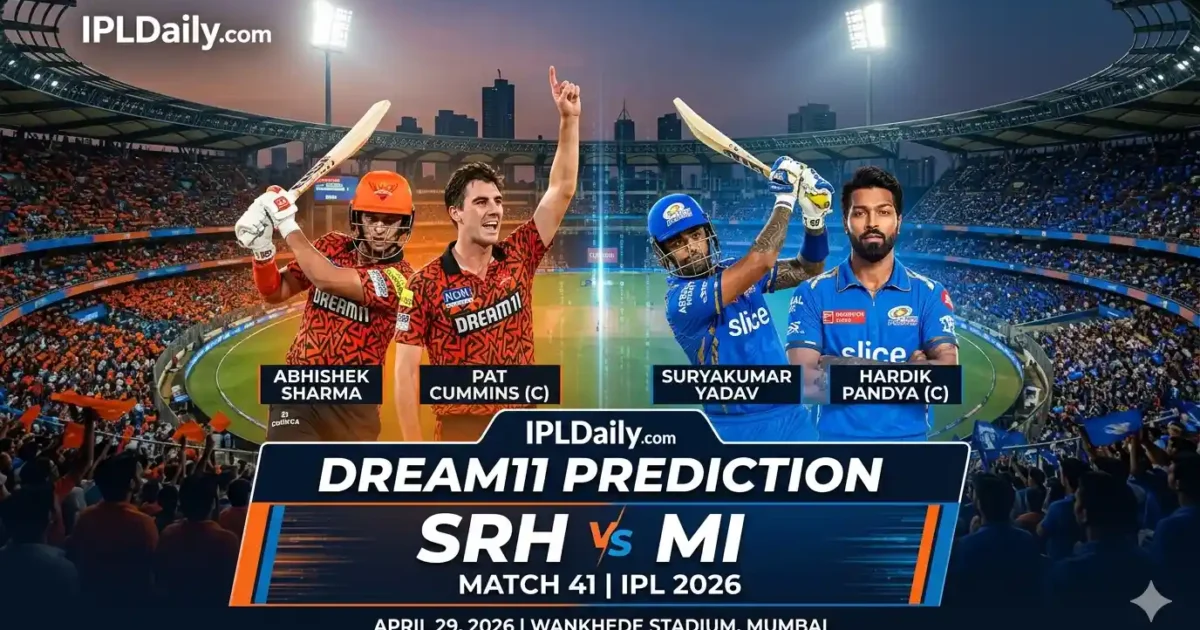 MI vs SRH Dream11 Prediction Today Match 41: Best Team, Pitch Report & Playing 11