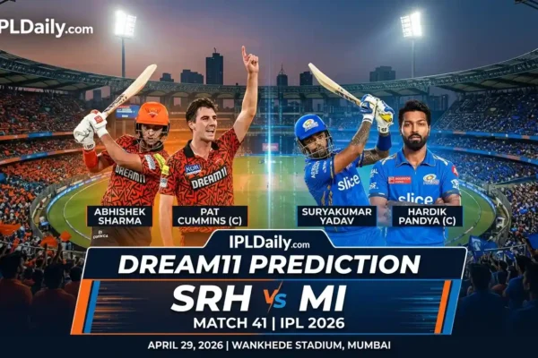 MI vs SRH Dream11 Prediction Today Match 41: Best Team, Pitch Report & Playing 11