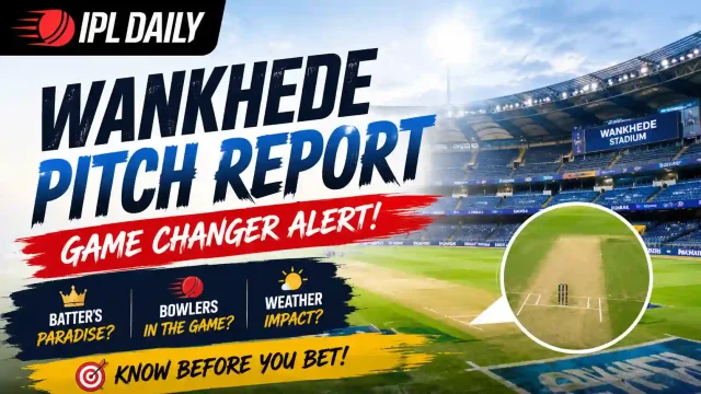Wankhede Pitch Report: Batting or Bowling Friendly? Average Score, Toss Record & What to Expect