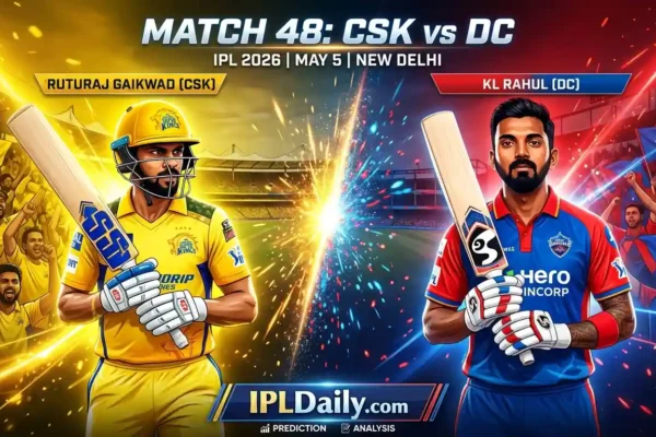 CSK vs DC Dream11 Prediction Today Match 48