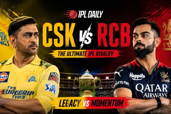 CSK vs RCB Head to Head Record (2008–2026): Why RCB Now Hold the Real Edge