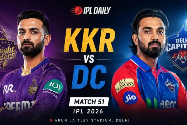 KKR vs DC Dream11 Prediction Today Match 51 IPL 2026: Best Fantasy Team, Pitch Report
