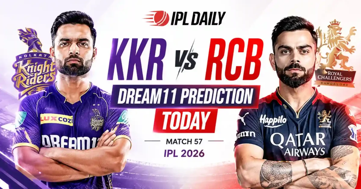 KKR vs RCB Dream11 Prediction: Best Team, Captain & Differential Picks