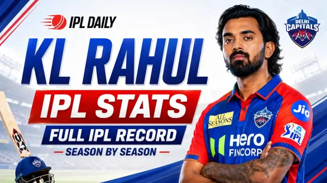 KL Rahul IPL Runs & Stats 2026: Season-Wise Runs, Records, Average and Complete IPL Career