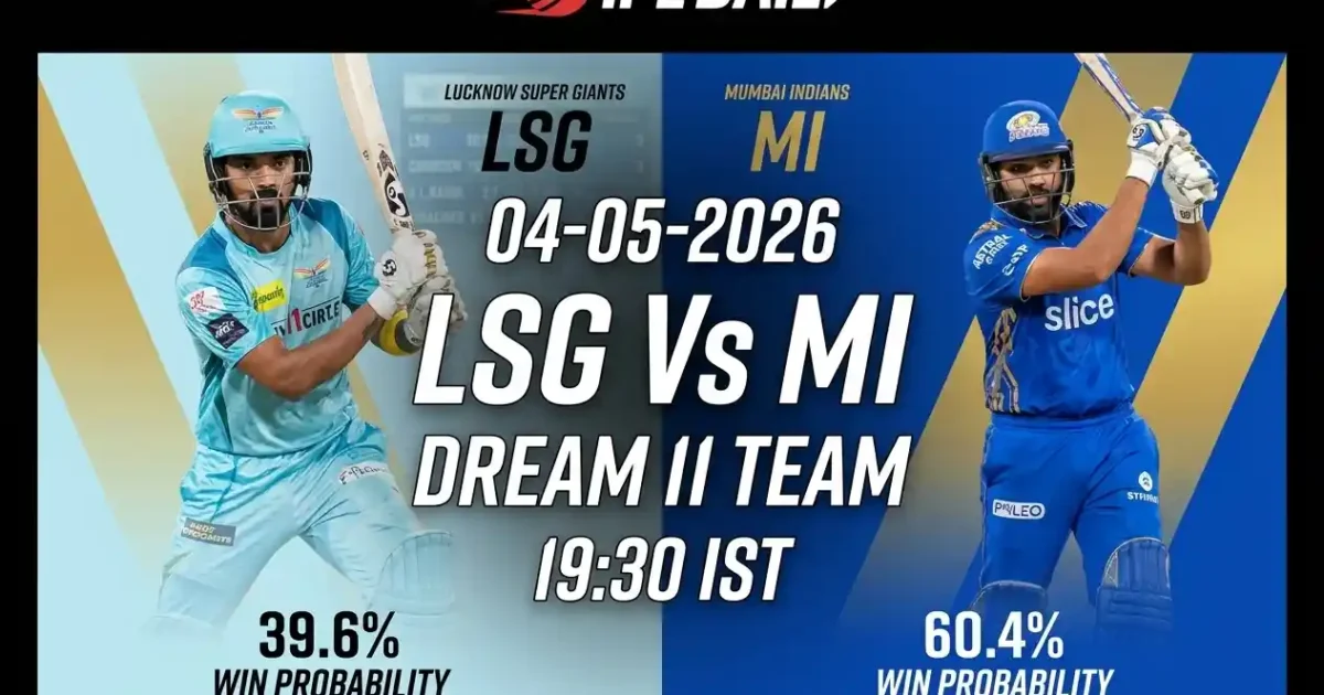 LSG vs MI Dream11 Prediction Today – Best Team & Captain Picks