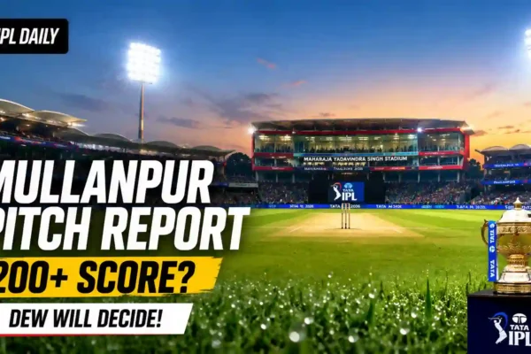 Maharaja Yadavindra Singh Stadium Mullanpur Pitch Report: IPL 2026 Eliminator & Q2 Venue Guide