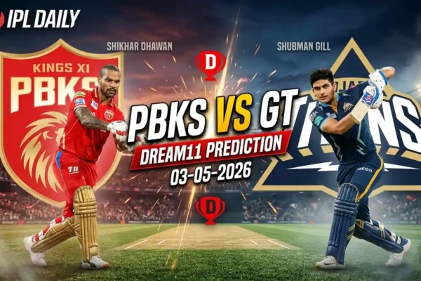 PBKS vs GT Dream11 Prediction Today Match 45 (3 May 2026)