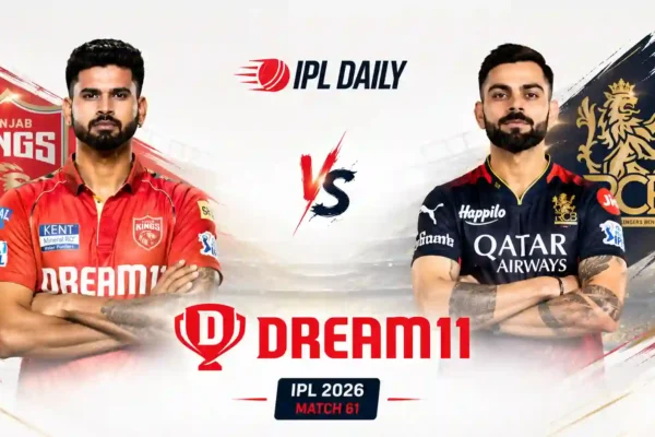 PBKS vs RCB Dream11 Prediction Today: IPL 2026 Match 61