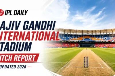 Rajiv Gandhi International Stadium Pitch Report IPL 2026