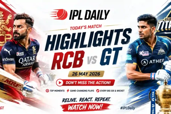 RCB vs GT Qualifier 1 Highlights: Patidar’s 93 Sends RCB Into IPL 2026 Final