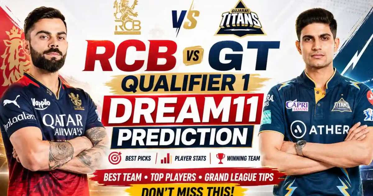 RCB vs GT Dream11 Prediction: Qualifier 1 Fantasy Team & Picks