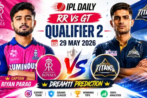 RR vs GT Qualifier 2 Dream11 Prediction: Shocking Captain Pick for