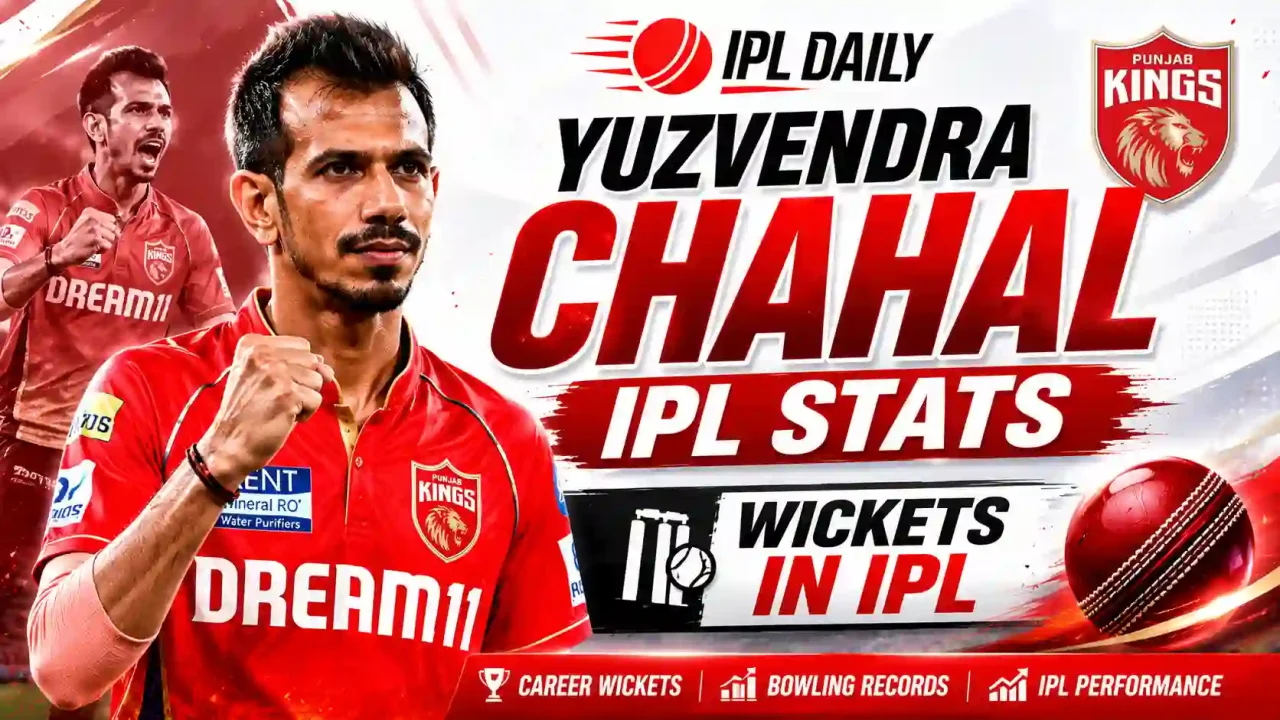 Yuzvendra Chahal IPL Stats: Yuzvendra Chahal Wicket in IPL, Records & Season-Wise Performance