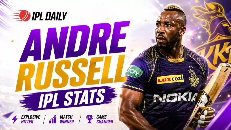 Andre Russell IPL Stats and Records: 2,651 Runs, 123 Wickets and KKR Legacy Explained