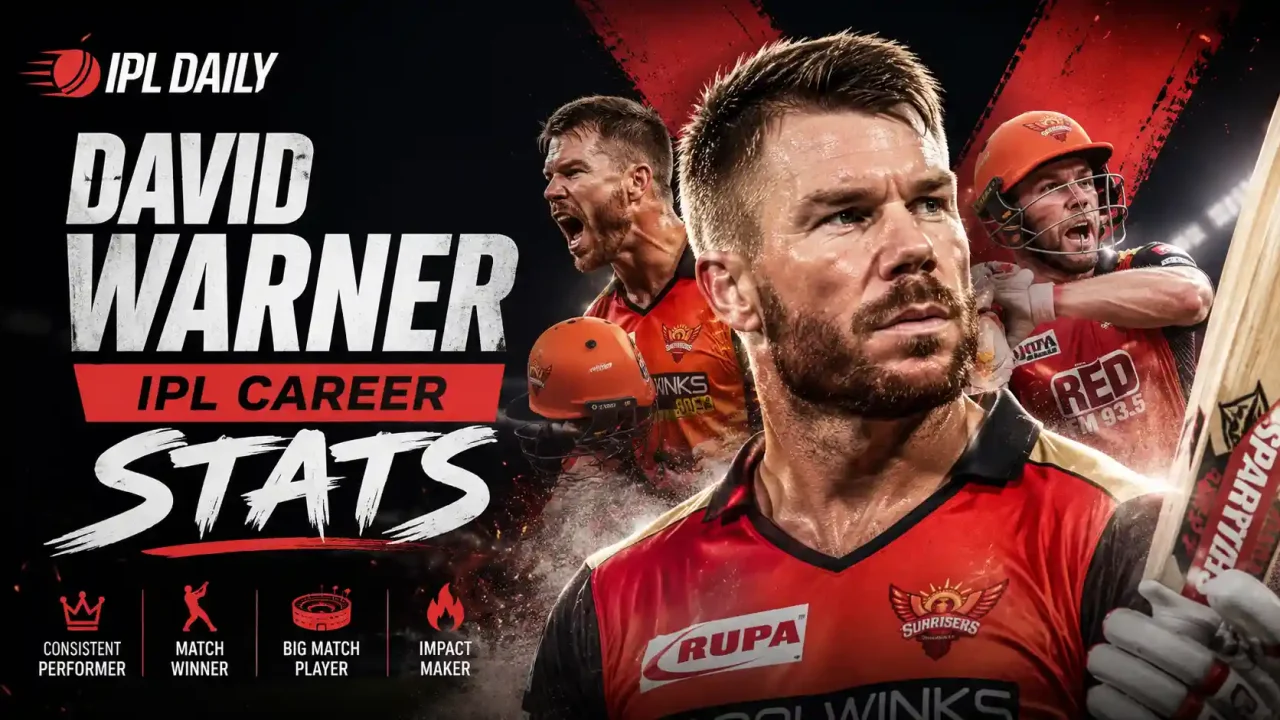 David Warner IPL Stats: 6,565 Runs, Records and His Untold IPL Legacy