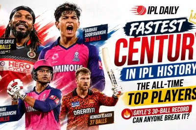 Fastest Century in IPL History: Complete Top 10 List as Chris Gayle's Record Faces Its Biggest Challenge Yet