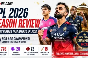 IPL 2026 Stats & Records: RCB Win Title, Kohli Shines, Sooryavanshi Breaks T20 History