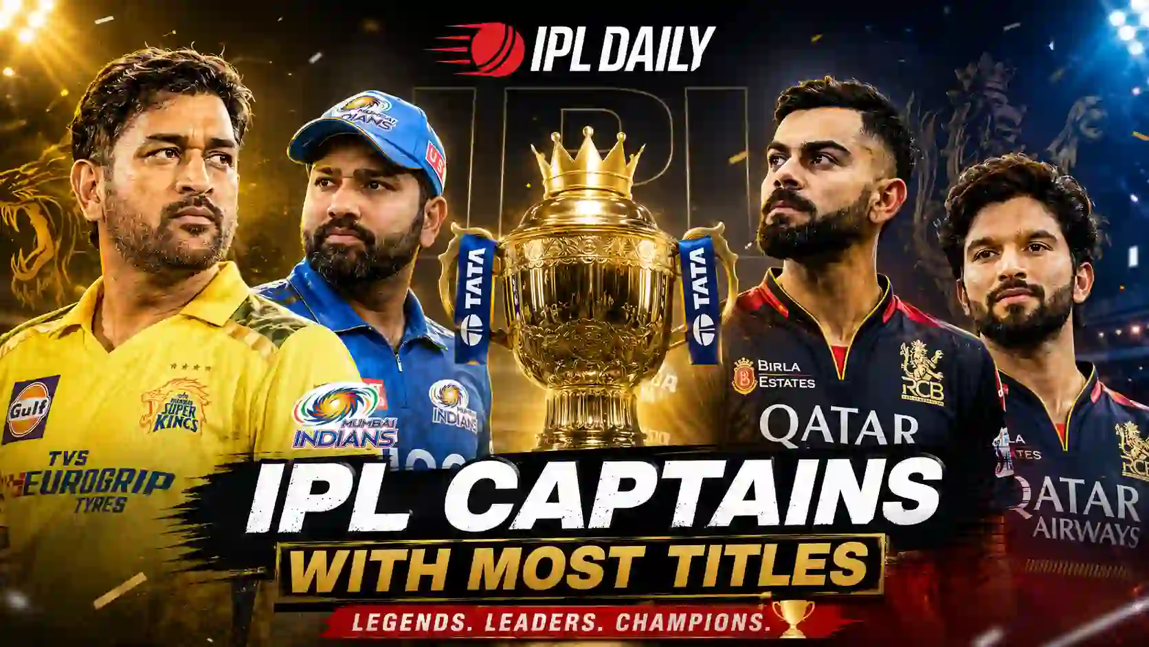 IPL Captains With Most Titles: All-Time Trophy Winners List 2008–2026