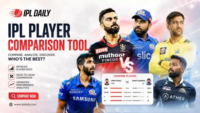 IPL Player Comparison Tool: Compare Any Two Players’ Stats