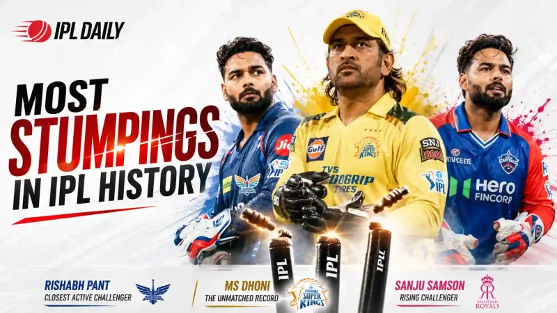 Most Stumpings in IPL History: MS Dhoni’s Untouchable Record and the Complete All-Time Top 10