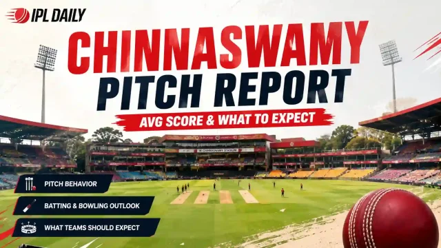 Chinnaswamy Pitch Report: Avg Score and What to Expect