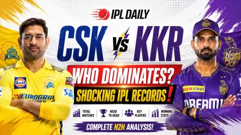 CSK vs KKR Head to Head: IPL Record and Who Wins